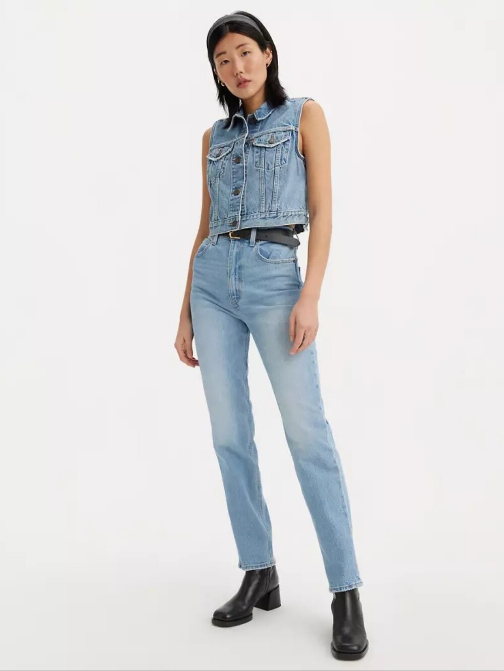 Levi's® Premium 70's High Slim Straight Women's Jeans 30W 31L In Light Her Up